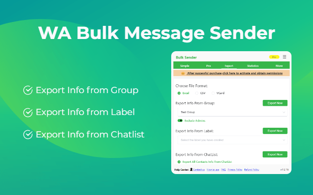 WA Bulk Message Sender - screenshot 2